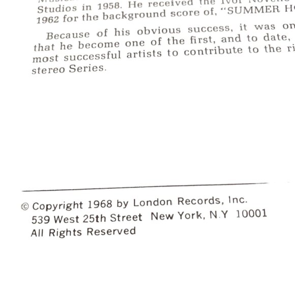 FIDDLER ON THE ROOF LONDON -LP Robert Merrill  - 1968 - Picture 10 of 10